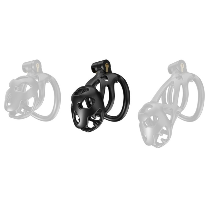 CockLock Cage de chasteté Bouh M 8 x 3.5 cm Noire